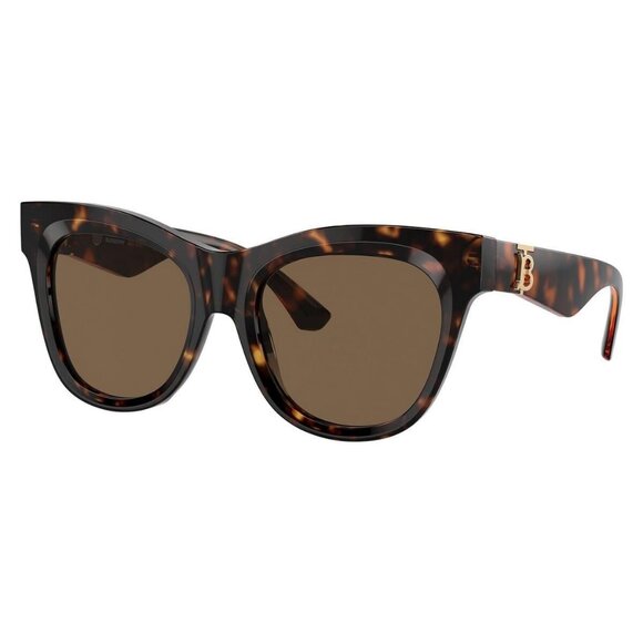 New Authentic  BURBERRY TB Collection Havana Square BE4418 3002/73 Sunglasses Wo - Picture 1 of 6